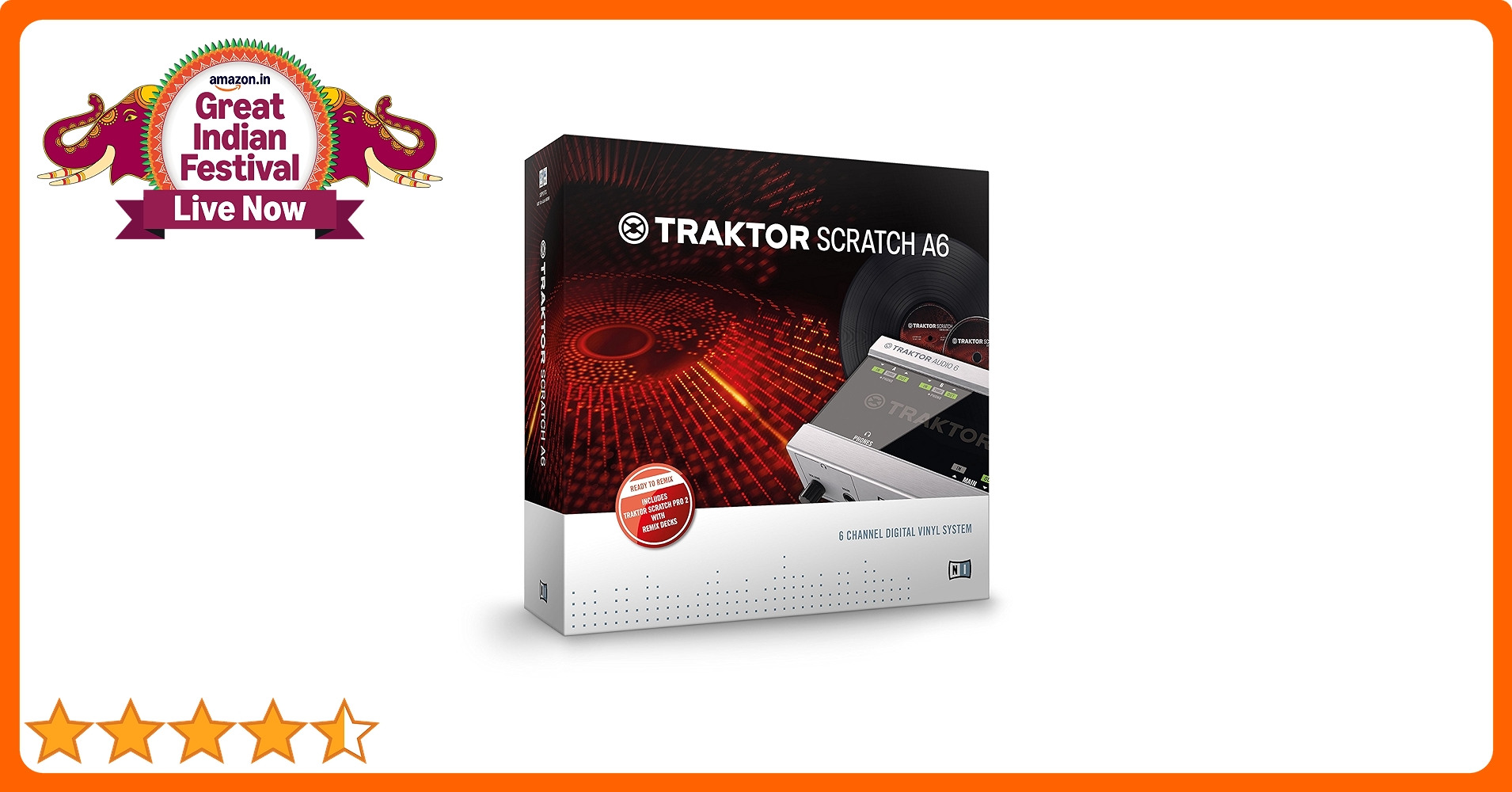 Native Instruments Traktor Scratch A6 : Amazon.in: Musical